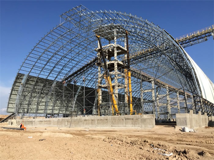 邳州煤机油桶翘工程网架